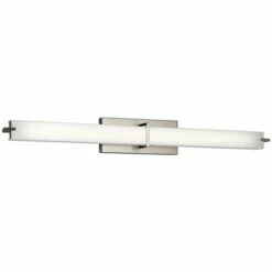 New 🌟 Kichler Lighting Transitional 36-inch Brushed Nickel LED Linear Bath/Vanity Light ✔️