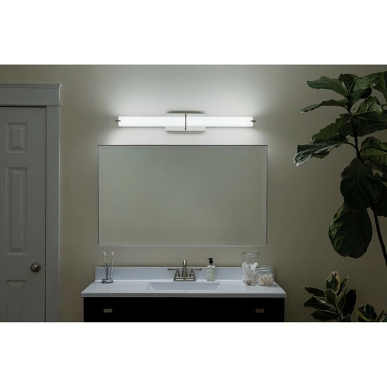 New π Kichler Lighting Transitional 36-inch Brushed Nickel LED Linear Bath/Vanity Light βοΈ 5 New π Kichler Lighting Transitional 36-inch Brushed Nickel LED Linear Bath/Vanity Light βοΈ - Image 3