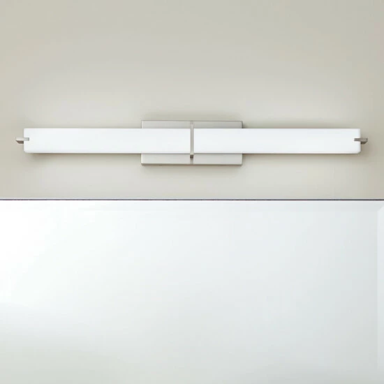 New π Kichler Lighting Transitional 36-inch Brushed Nickel LED Linear Bath/Vanity Light βοΈ 6 New π Kichler Lighting Transitional 36-inch Brushed Nickel LED Linear Bath/Vanity Light βοΈ - Image 4
